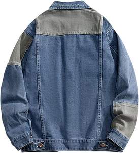 New jackets New Windproof Denim Jacket with All-Over Floral Embroidery Elegant Floral Embroidery Design Jackets - Product Image 3