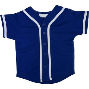 Maillot de baseball respirant à séchage rapide avec broderie pour hommes, maillots de sport vintage à rayures et col en V avec boutons pour adultes, au prix de gros - Product Image 5