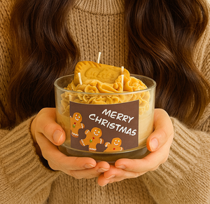 เทียนหอมถั่วเหลืองทำด้วยมือกลิ่นหอมแปลกใหม่ของขวัญวันหยุดคริสต์มาสปาร์ตี้วันเกิดคู่รักที่บ้าน - Product Image 5