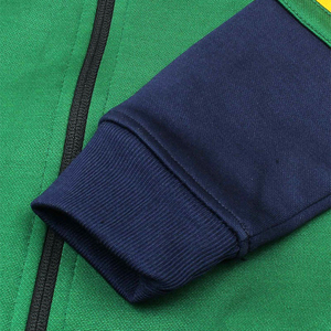 ชุดกีฬาวิ่งของผู้ชายชุดเล่นโยคะแห้งเร็วชุดวอร์มสีพื้นขนาดพิเศษสำหรับเล่นกีฬายิมฤดูหนาว - Product Image 4