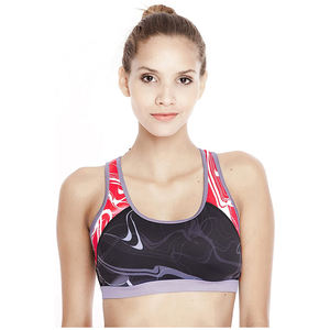 Soutien-gorge de sport sans couture respirant à soutien élevé pour femmes Design personnalisé pour le yoga et le fitness grande taille fabriqué au Pakistan - Product Image 2