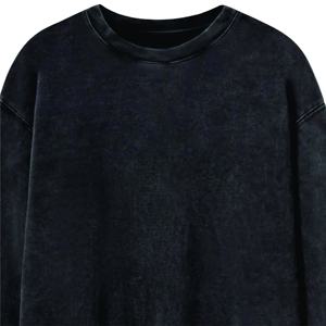 Sweat à capuche en molleton à col rond, coupe classique, pour homme, vente chaude, automne 2026, personnalisable, 100% coton - Product Image 2