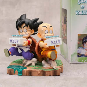 DBZ Son Goku & Krillin <b>Plastic</b> Figurines Japan <b>Animation</b> Source - Product Image 5