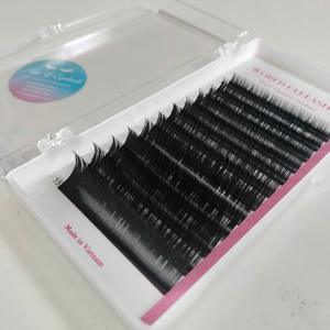 ถาดต่อขนตาปลอมแบบเส้นใยขนแคชเมียร์น้ำหนักเบาสไตล์เกาหลี - Product Image 3