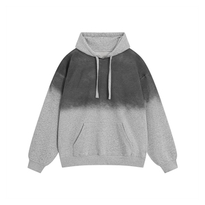 Sweat-shirts pour hommes en coton lourd vintage lavés à l'acide, prix bas, haute qualité, streetwear, surdimensionnés, OEM - Product Image 4