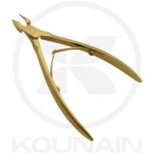 Prix d'usine Coupe-ongles et pince à cuticules en acier au carbone courbés, outil de pédicure et manucure à ouverture large pour les doigts - Product Image 4