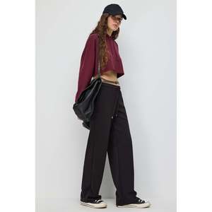 Pantalones Deportivos de Pierna Ancha con Cintura Ajustable y Tacto Suave - Product Image 3