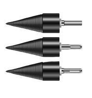 Fractionnement du bois spirale tête conique ménage électrique marteau lampe de poche foret