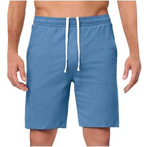 Verano nuevos pantalones cortos con cordón hombres Casual Jogger Sweathshorts Casual clásico entrenamiento gimnasio correr deportes tablero pantalones cortos - Product Image 1