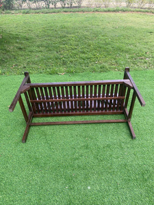 Banco plegable 2 plazas Marrón - Product Image 3