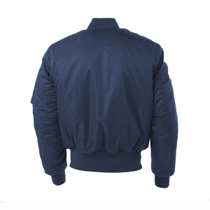 Winter <b>Men's</b> <b>Thin</b> Bomber <b>Jacket</b> with Stand Collar Front Logo Lightweight Zipper Closure for Daily Streetwear Use - Product Image 6