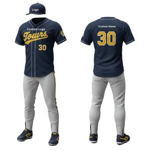 Dernière arrivée vente chaude uniforme de baseball nouveau style jeune uniforme de baseball au prix de gros - Product Image 4