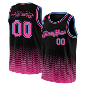 Maillot de basket-ball authentique personnalisé en gros maillot en maille respirant pour la saison estivale avec un design à la mode - Product Image 1