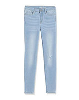 Jeans Casuales de Cintura Alta y Corte Regular para Mujer, Talla Grande, Transpirables, Ecológicos, con Abertura Lateral, Estilo Urbano, Venta al Por Mayor Personalizada