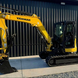 LIVRAISON GRATUITE Mini-excavatrice YANMAR ViO55-6A 47,6 CV Climatisation/Chauffage/Radio intégrés Godet 12, 24, 32 pouces Homologué EPA CE Pouce hydraulique PLC - Product Image 1