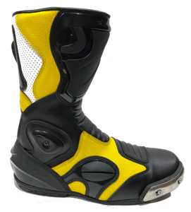 Racing Motorbike <b>Shoes</b> Anti-slip Lightweight Waterproof Midi Boots Motocross Off-Road <b>Hook</b> and Loop Closure All Seasons - Product Image 5