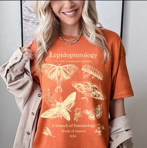 T-shirt décontracté imprimé à col rond pour femmes en coton de haute qualité T-shirt de couleur unie pour femmes - Product Image 5