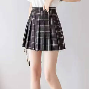 Falda Mini Tipo Bola de Cintura Regular para Mujer, Estilo Casual en Línea A, 100% Algodón Transpirable de Verano, Logotipo Personalizado - Product Image 2