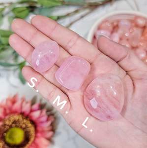 Pink Morganite Tumble - Heart Chakra - No. 442 Loving Thyself Rocks Piedra preciosa suelta Divine Love Hermosa piedra preciosa a precios a granel - Product Image 1