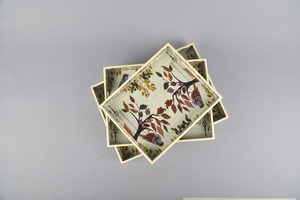 Plateau de service en bois de noyer d'Amérique du Nord de haute qualité, poli, imperméable, style moderne, plateau à dessert, plateau à café - Product Image 2