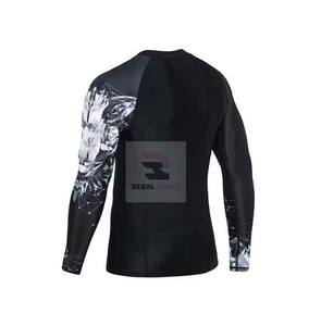 Rashguard unisexe de haute qualité à manches longues, respirant, écologique, à séchage rapide, en polyester/coton, pour les sports nautiques - Product Image 6