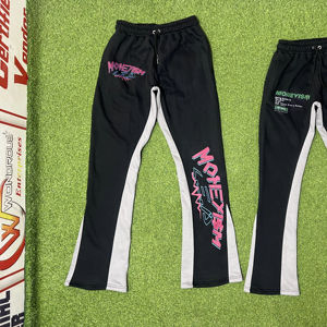 Dtg กางเกงวิ่งพิมพ์ลายผ้าคอตตอน100% เทอร์รี่ใส่วิ่งระบายอากาศได้น้ำหนักเบากางเกงกันลมทรงถุงฤดูหนาวเป็นมิตรกับสิ่งแวดล้อมสีพื้นพลัส - Product Image 1