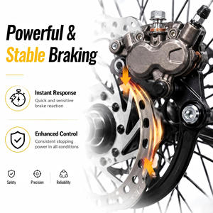 JFG Rear <strong>Brake</strong> <strong>Caliper</strong> with Bracket Front <strong>Brake</strong> <strong>Caliper</strong> for Surron Ultra Bee Motorcycle Parts - Product Image 3