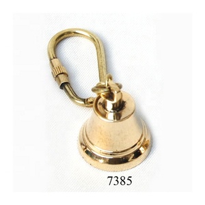 Hải lý handmade tùy chỉnh cưỡi ngựa het vòng chìa khóa móc chìa khóa với đồng thau đánh bóng mạ vòng chìa khóa trang trí - Product Image 2