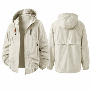 Custom Lightweight <b>Waterproof</b> Hooded <b>Jacket</b> OEM Windproof Outdoor Rain <b>Jacket</b> Private Label Outerwear Manufacturer - Product Image 1