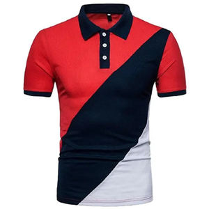 POLO transpirable de secado rápido para hombre Camiseta de poliéster 100% con logotipo personalizado transfronterizo de alta calidad para hombre Casual - Product Image 1