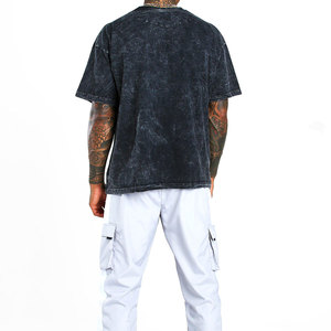 เสื้อยืดผู้ชายไซส์ใหญ่พิเศษ, เสื้อยืดซักกรดแขนสั้นยาวปกติน้ำหนักเบาสั่งติดป้ายได้ตามต้องการ - Product Image 2