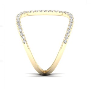 Venta caliente 14K Oro sólido 0.30CT Anillos de compromiso Joyería fina con diamantes redondos EF/VVS Lab Grown - Product Image 4