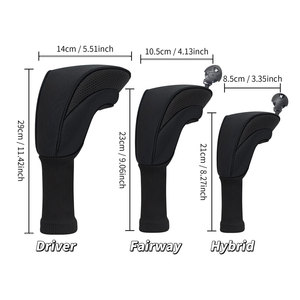 Housse de protection pour tête de club de golf, matériau léger et durable, adapté à l'entraînement et au jeu, conception facile à utiliser - Product Image 2