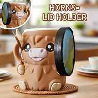 Couvercle de manches de pinte de crème glacée avec poignée Porte-pinte de glace de vache Conteneur de refroidisseur de tasse de crème glacée personnalisé Anti-fuite Popsicle Bière confortable