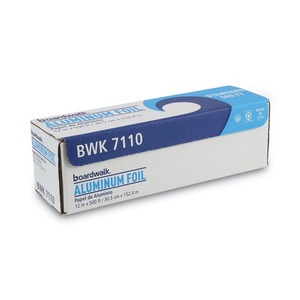 Boardwalk BWK7110 12 pulgadas Rollo de Papel de Aluminio Desechable de 500 Pies y Calibre 63, Tamaño Estándar para Diversos Usos - Product Image 4