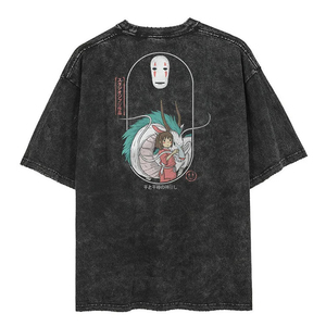 Nouveau T-shirt à manches en jersey imprimé personnalisé en coton lavé Vêtements pour hommes T-shirt à manches courtes - Product Image 4