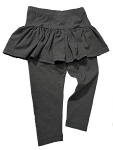 Leggings de Algodón Orgánico con Diseño Moderno para Niñas, Color Gris Oscuro, Estilo Casual y Dulce, Tejidos, Venta al Por Mayor en India - Product Image 5