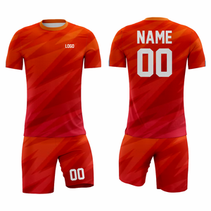 Uniforme de Fútbol Personalizado al por Mayor para Hombre, Conjunto de Camiseta de Fútbol con Estampado Sublimado, Uniforme de Entrenamiento para Equipo de Fútbol, Ropa Deportiva - Product Image 4