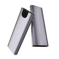 Casing Eksternal Aluminium Type-C M.2 SSD NVME Kompatibel dengan NGFF & NVME 2230/2242/2260/2280 SSD