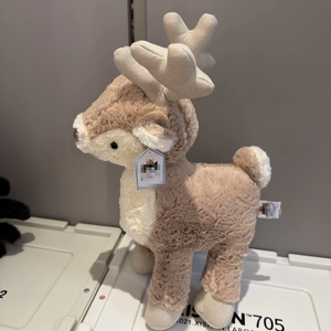 Peluche électronique renne mignon de Noël 36 cm, super douce, rembourrée de coton PP pour enfants - Product Image 1