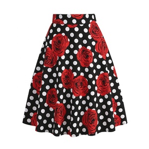 Abito da donna con Design personalizzato abito da vacanza stampa digitale da donna 100% Rayon gonna a trapezio estiva gonna a ombrello Casual - Product Image 3