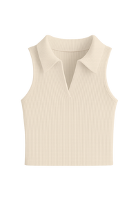 เสื้อกล้ามผ้าฝ้ายถักระบายอากาศได้ดีสำหรับผู้หญิงเสื้อกล้ามเอวลอยน้ำหนักเบาทนทานผลิตจากผู้ผลิต - Product Image 4