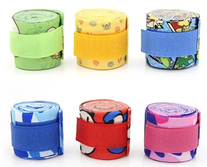 Bandes de boxe ajustables en coton et polyester respirant, écologiques, de haute qualité, très confortables, avec support élastique pour le poignet – Meilleures ventes - Product Image 3