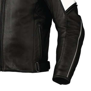Chaqueta de moto para hombre disponible al por mayor chaquetas de moto de cuero genuino transpirables totalmente personalizadas con peso ligero - Product Image 5