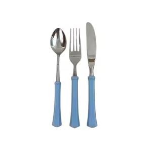 Ensemble de couverts en résine bleue, élégant, parfait pour les restaurants, les hôtels, les mariages, les réceptions, la restauration et l'usage domestique - Product Image 4