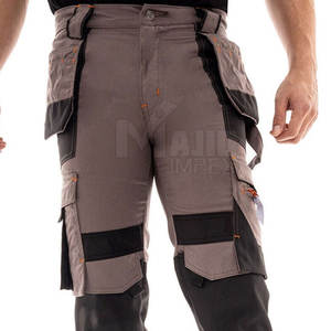 Pantalon de travail cargo industriel robuste pour homme, pantalon de travail multi-poches durable pour usine - Product Image 4