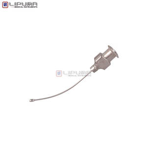 Aguja de sutura oftálmica, Punta traumática en forma de oliva, Control de tejido, perforación escleral minimizada, instrumentos médicos microquirúrgicos - Product Image 3