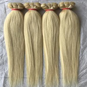 Mèches péruviennes naturelles, couleur Blonde 613, avec closure frontale, de bonne qualité, vente en gros - Product Image 2