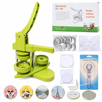 Machine à badges 58 mm très vendue pour la fabrication de badges, aimants de réfrigérateur, ouvre-bouteilles, porte-clés et kits de cadeaux personnalisés