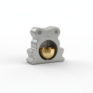 Timbre de Puerta Magnético de Metal Art Deco Moderno, Timbre de Entrada Colgante Premium Hecho a Mano para el Hogar, Oficina u Hoteles - Product Image 2